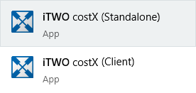 Run CostX Standalone or Client